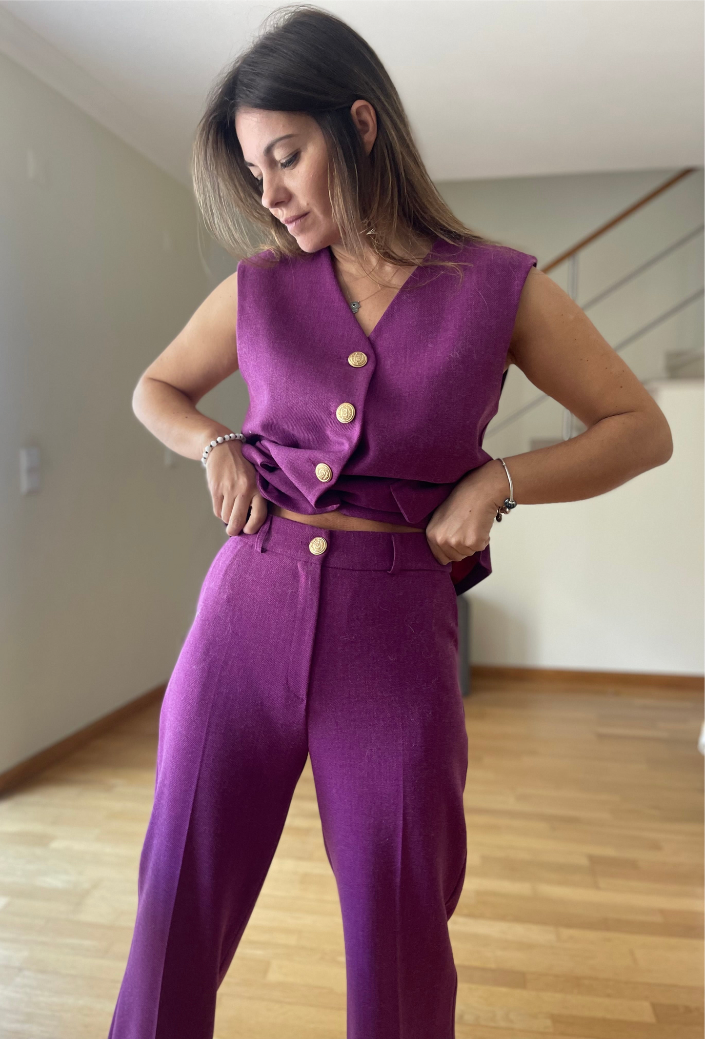 SIMON | Vest and pants set