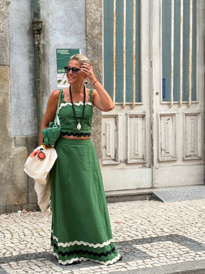 ONDINA TOP - GREEN