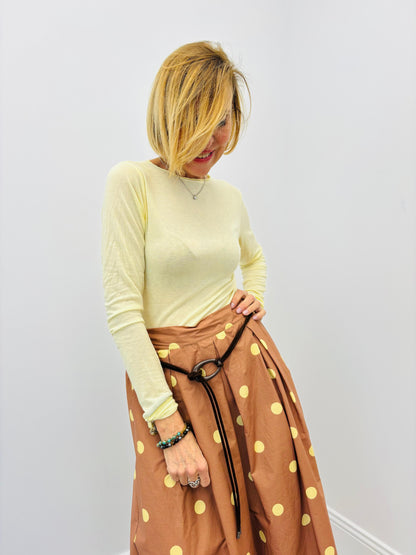 SUN DOT SKIRT
