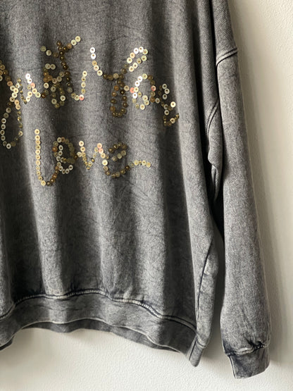 JUST LOVE| Cotton sweatshirt with sequins