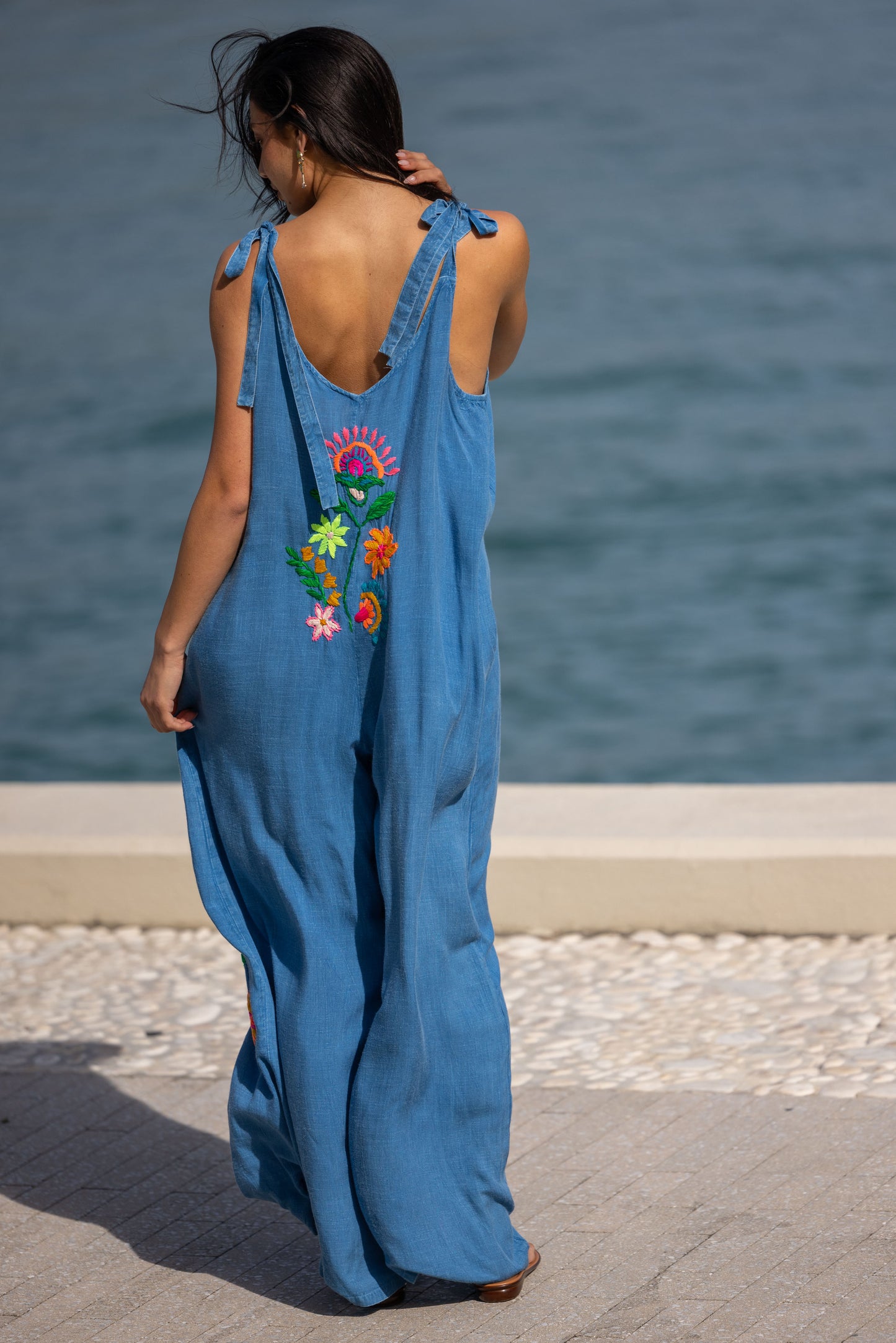 TULUM JUMPSUIT - INDIGO