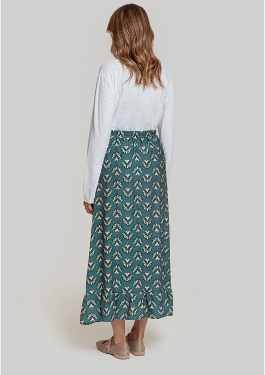 FLORENCIA | Falda larga estampada