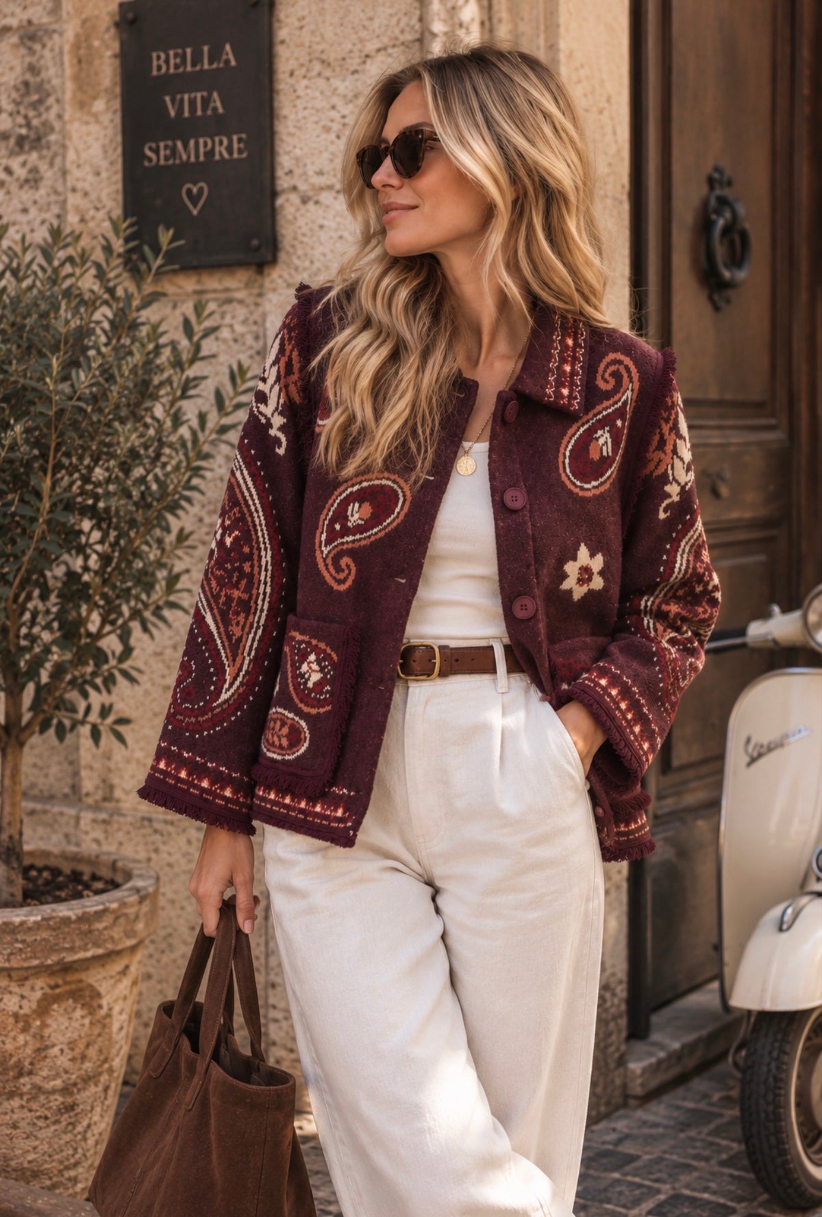 AMALFI PAISLEY JACKET