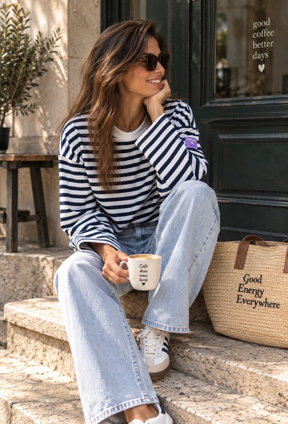 OCEAN STRIPES SWEATSHIRT