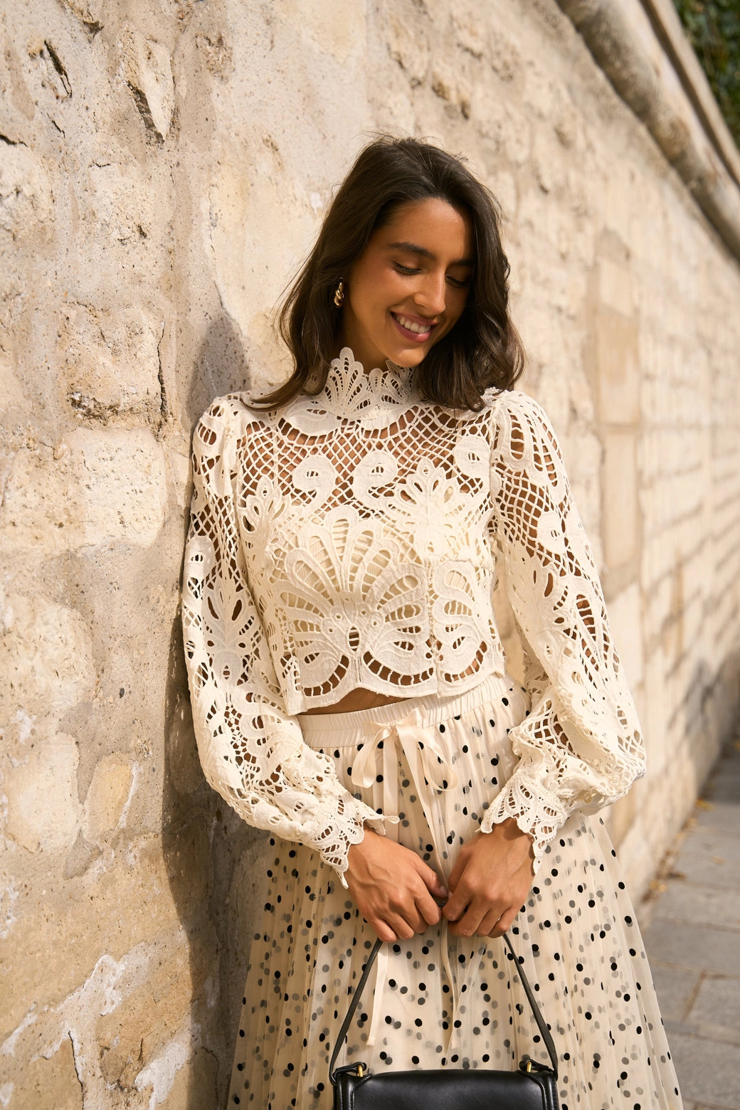 ODETTE GUIPURE BLOUSE