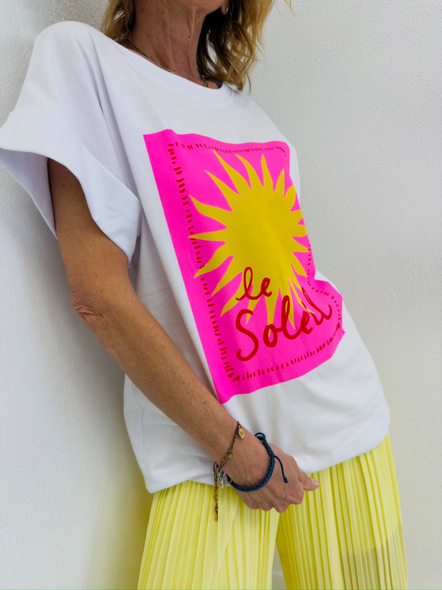 LE SOLEIL | T-shirt com sol estampado