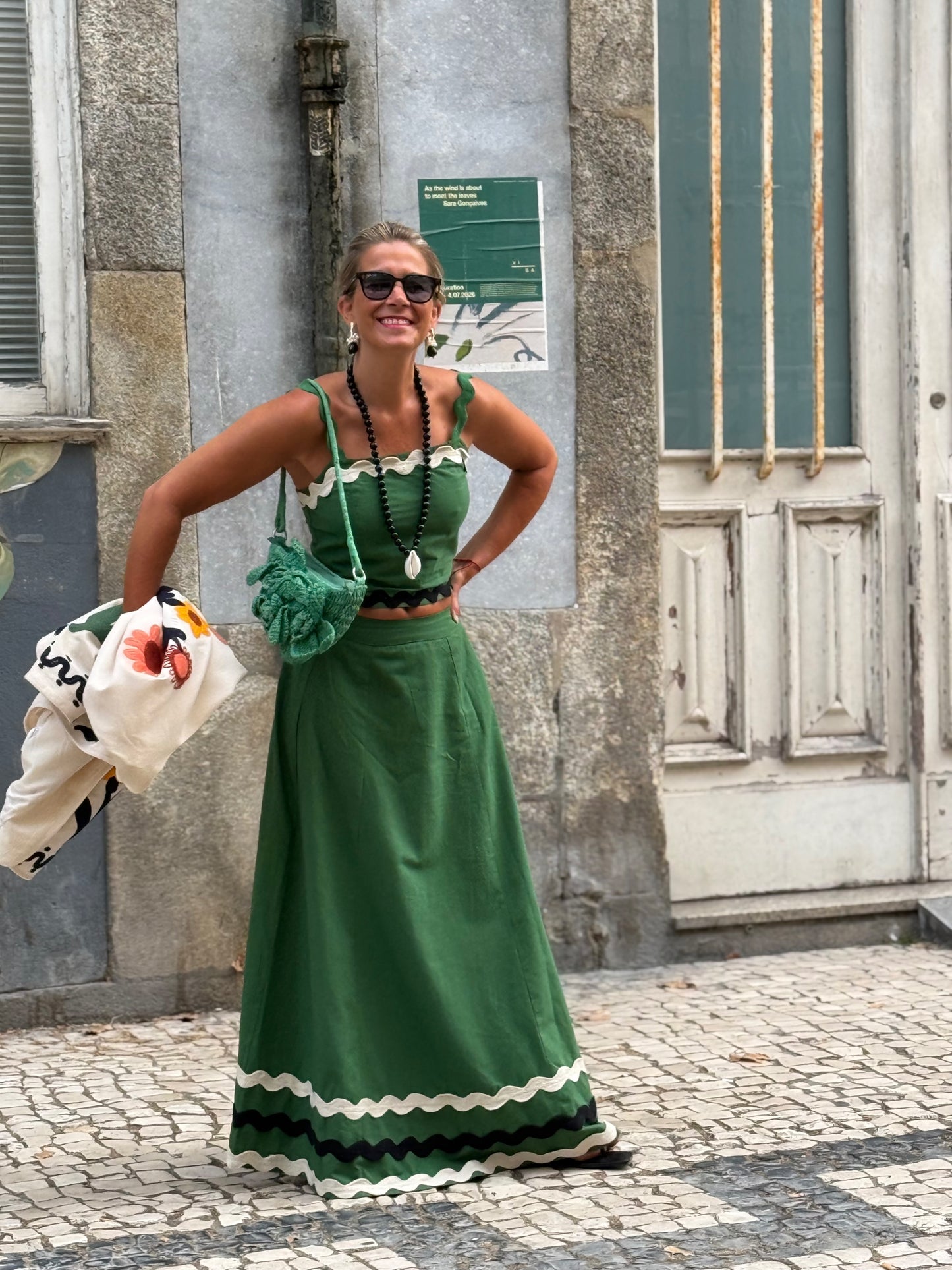 ONDINA TOP - GREEN