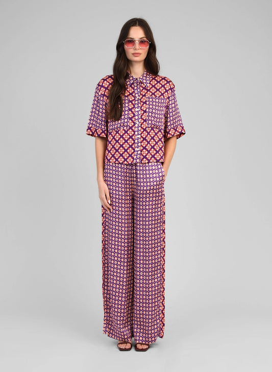 MOSAIC VIOLET PANTS
