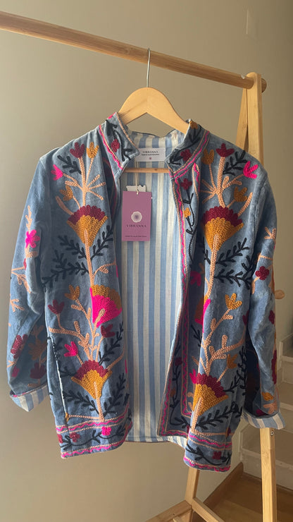 BLOOMING SKY EMBROIDERED JACKET