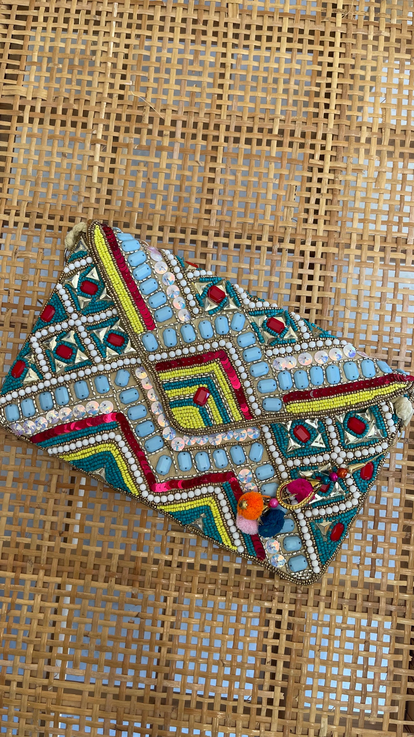 INDIA | Clutch with stones