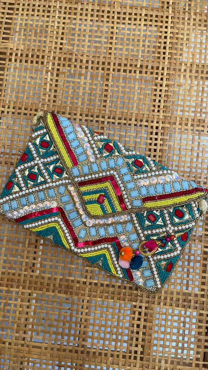 INDIA | Clutch with stones