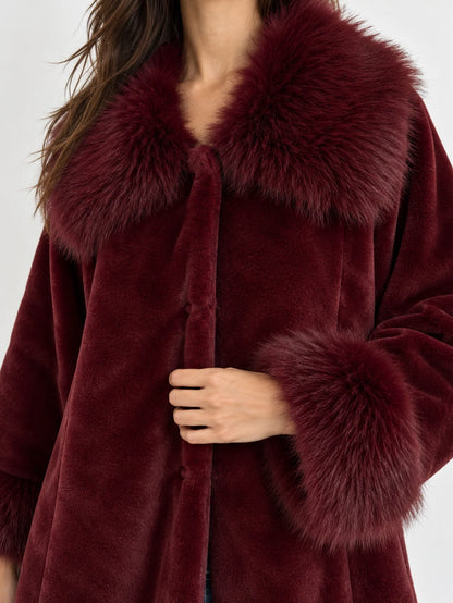 MONROE FAUX FUR COAT