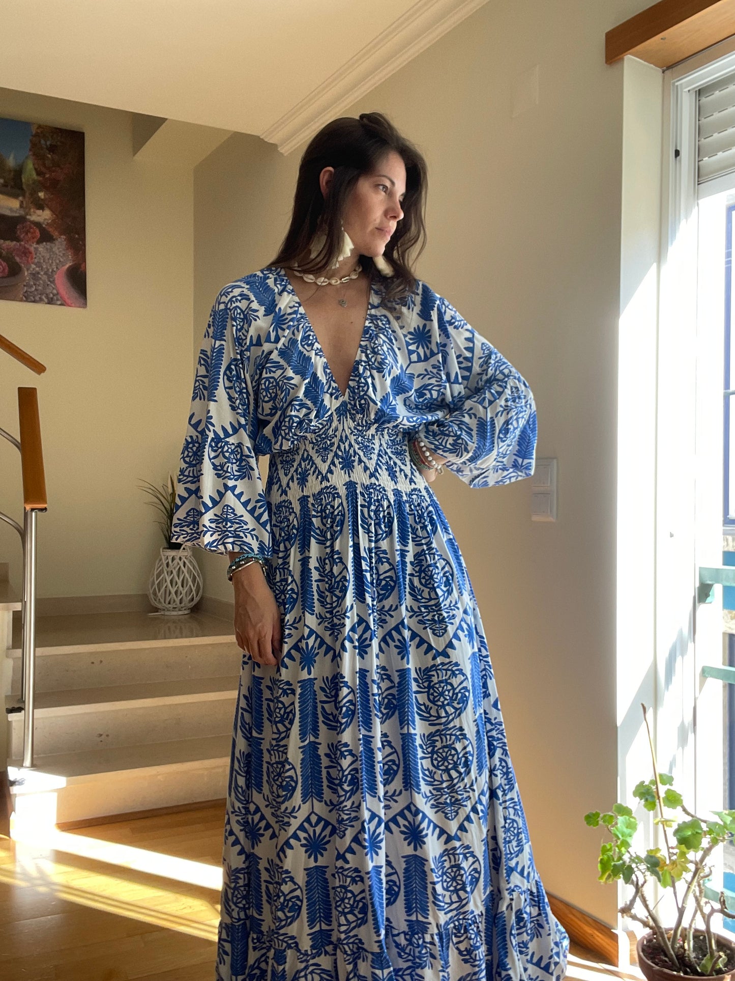 IBIZA | Vestido largo estampado