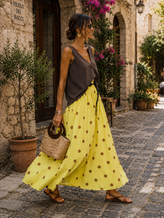 SUN DOT SKIRT