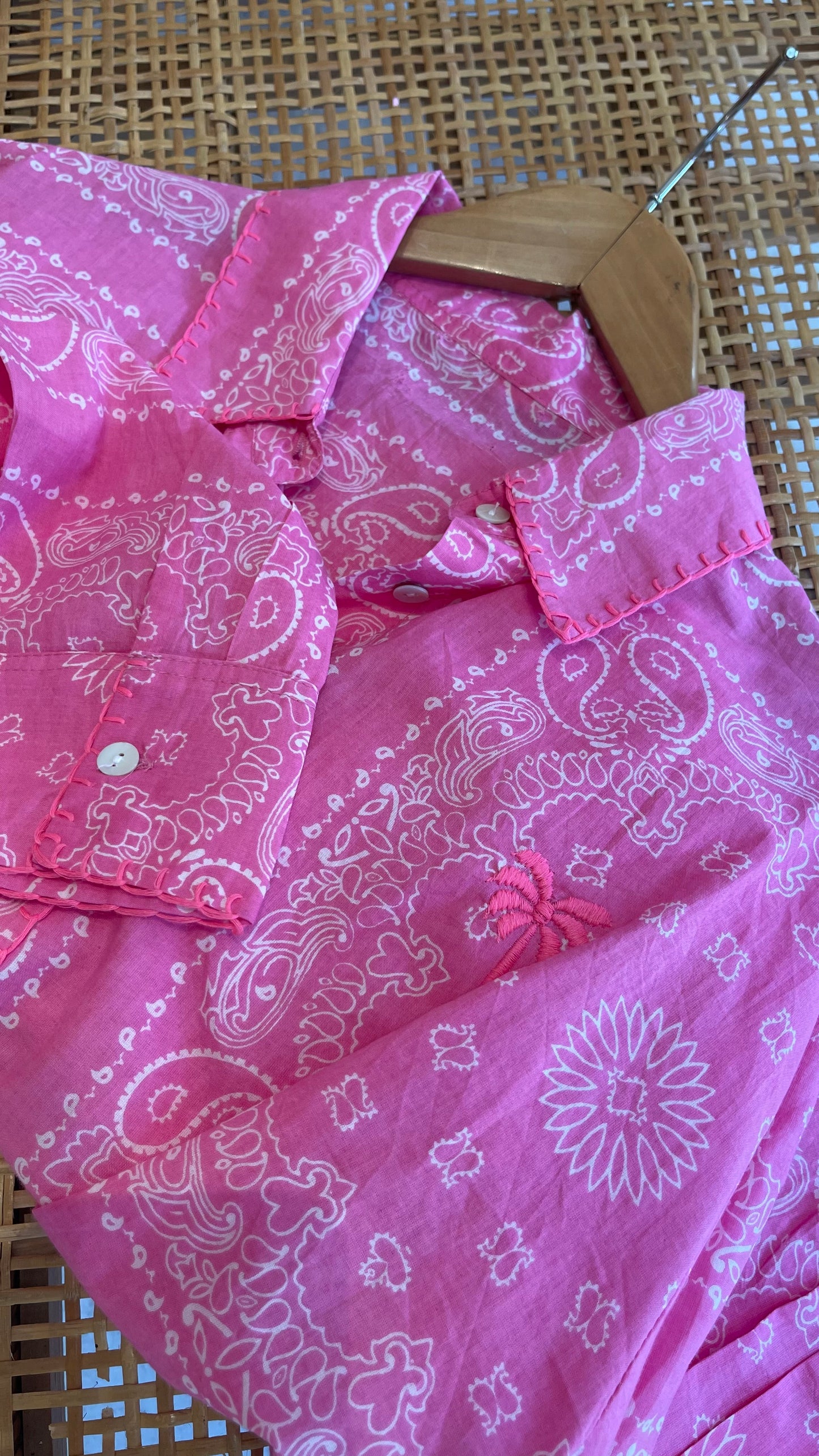 PLANET | Camisa estampada com bordados