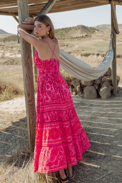 FLAMINGO MAXI DRESS