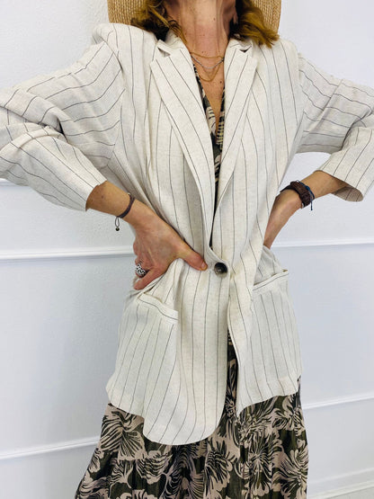 BOSTON | Striped Blazer