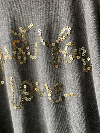 JUST LOVE| Cotton sweatshirt with sequins