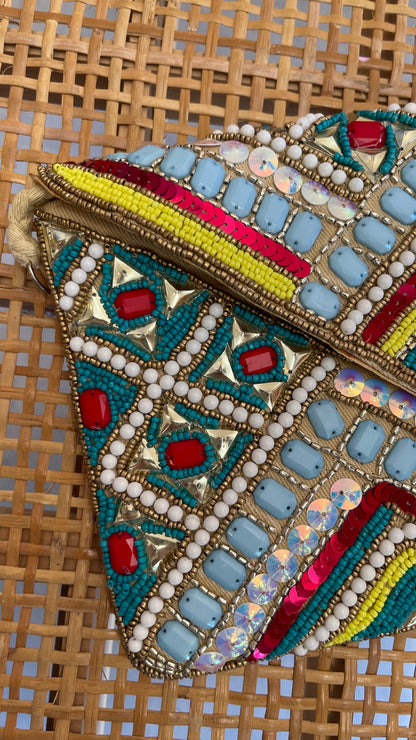 INDIA | Clutch with stones