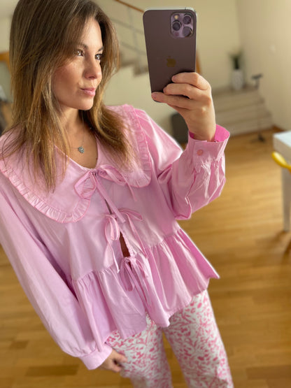 CAMILLA | Camisa con cuello babero