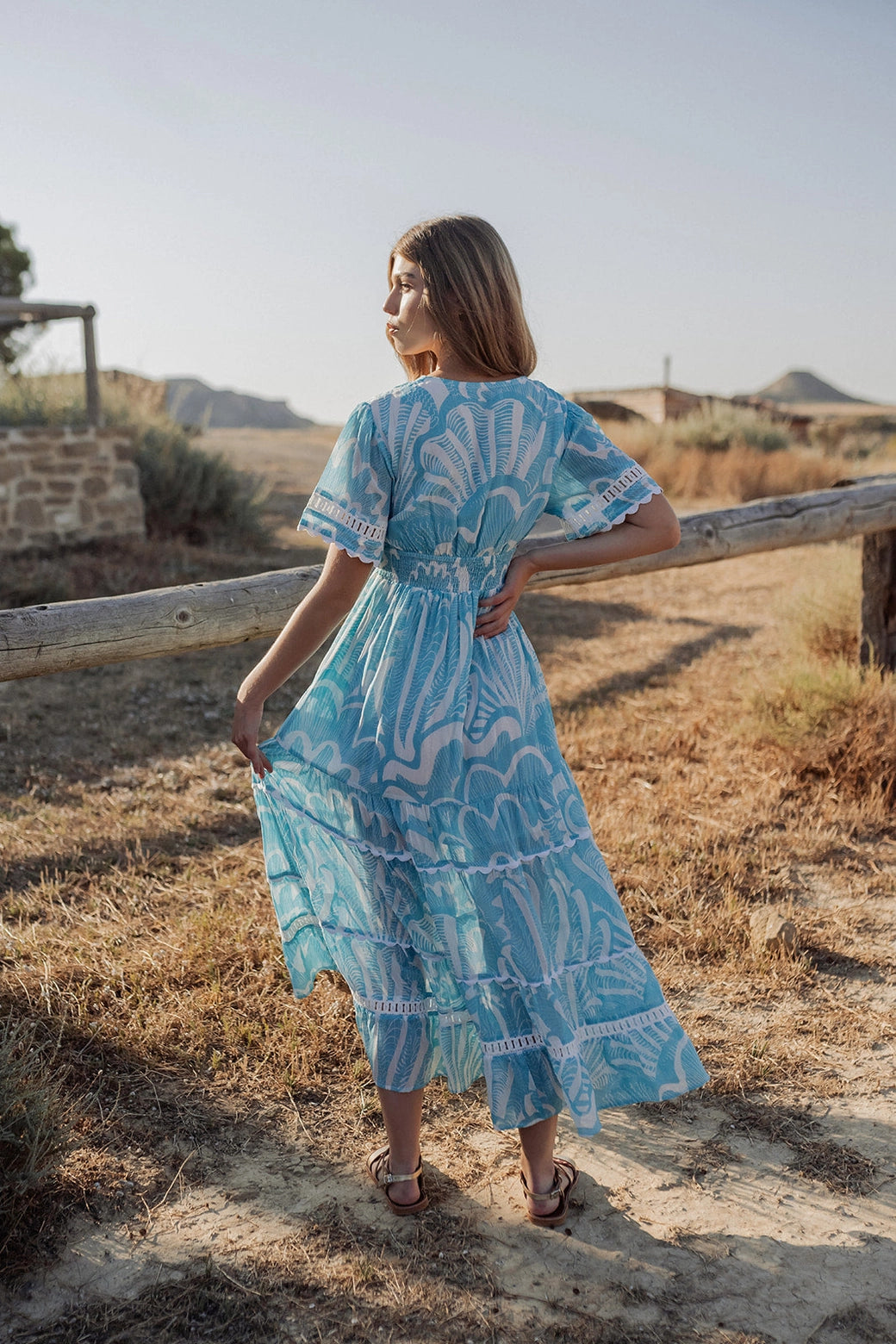MARÉ BLU MAXI DRESS