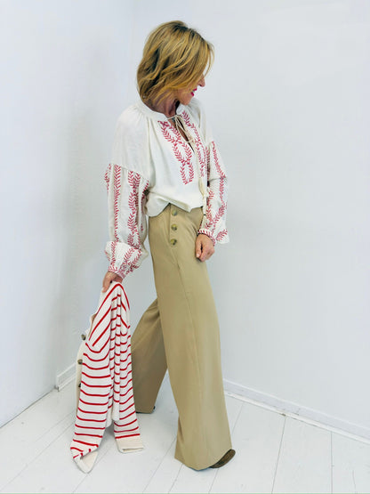 CADIZ | Camisa com bordados