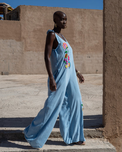 TULUM JUMPSUIT - LIGHT BLUE