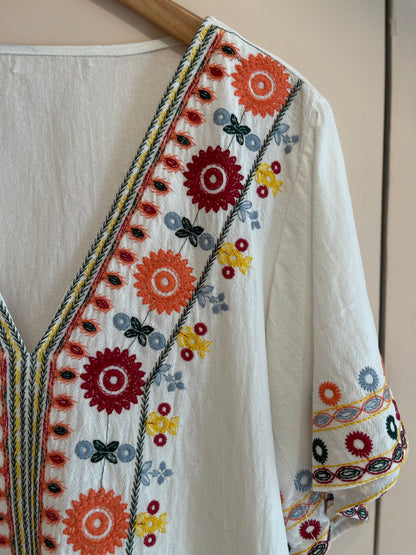 TULUM | Camisa com bordados coloridos