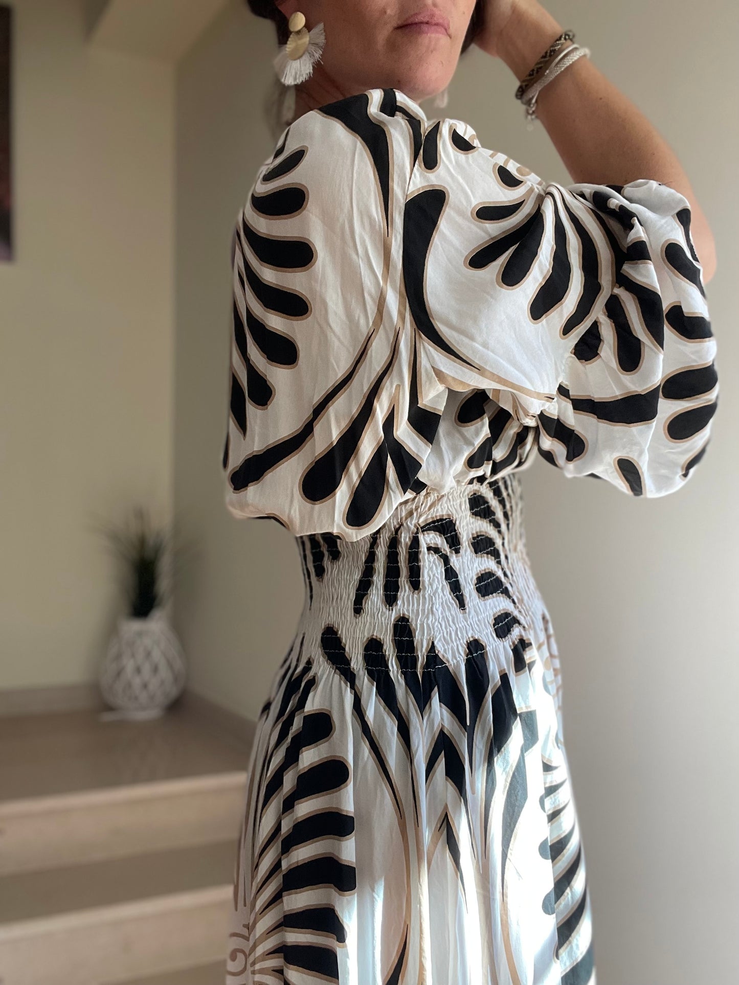 PALMA | Vestido largo estampado