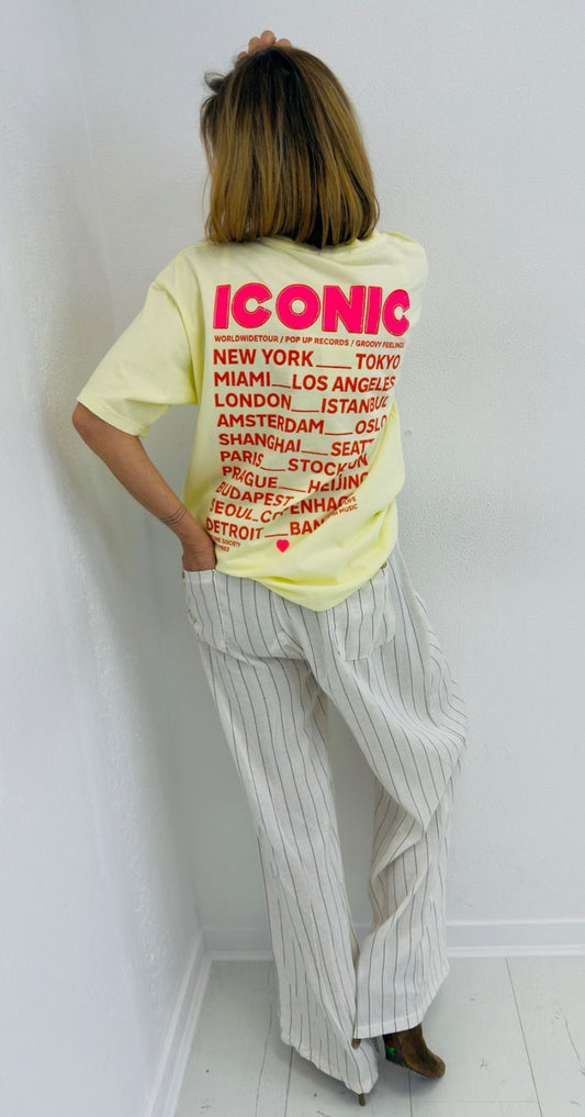 ICONIC | T-shirt estampada colorida