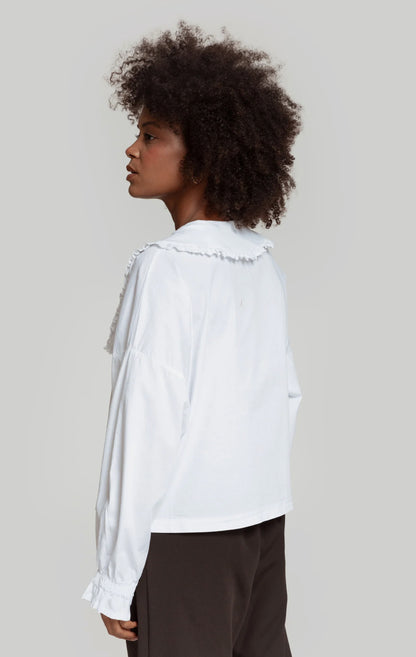 CLEO | Bib collar shirt