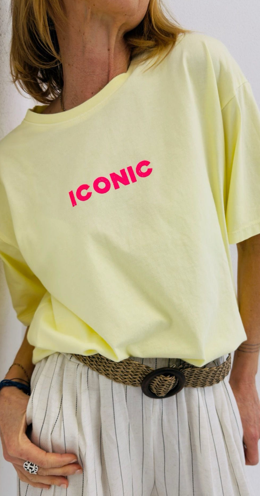 ICONIC | T-shirt estampada colorida