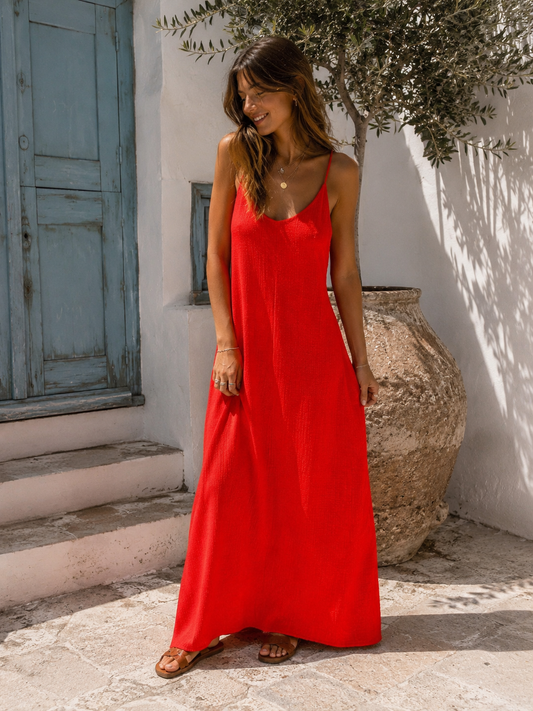LA ISLA | Vestido Maxi de costas abertas
