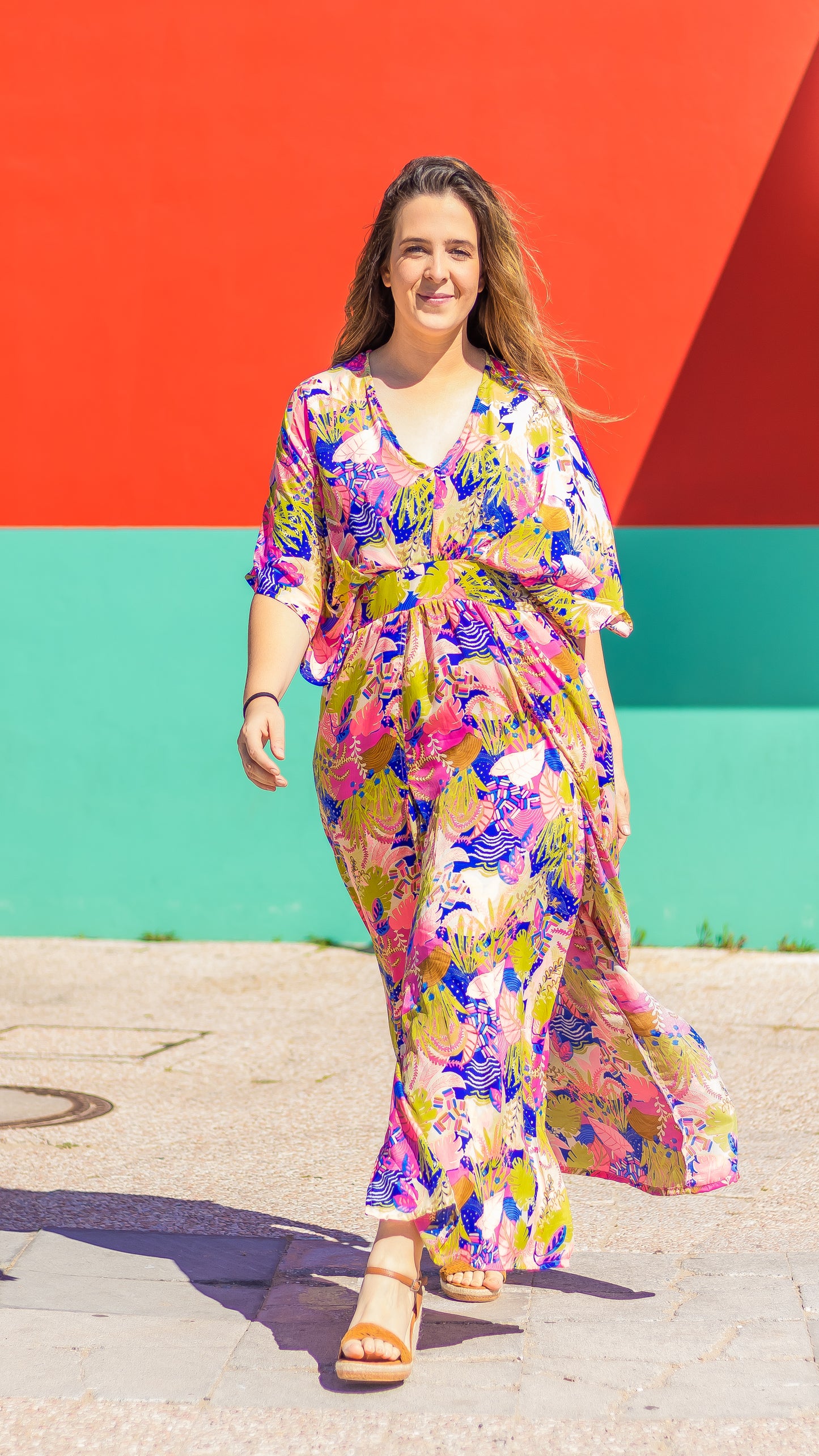 MARÍA | Vestido largo floral
