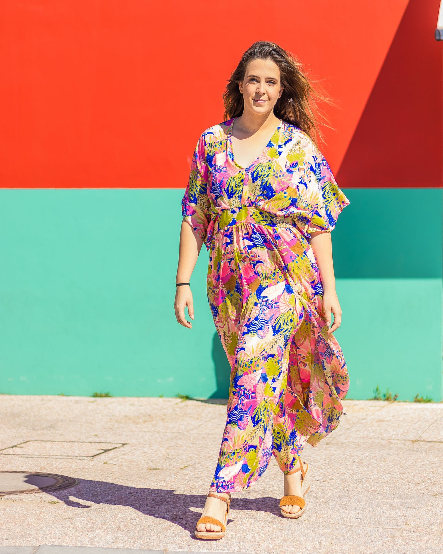 MARÍA | Vestido largo floral
