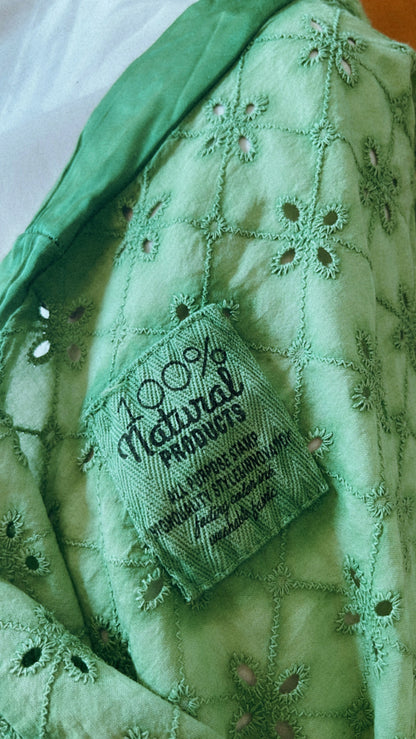 ANGRA | kimono bordado inglés