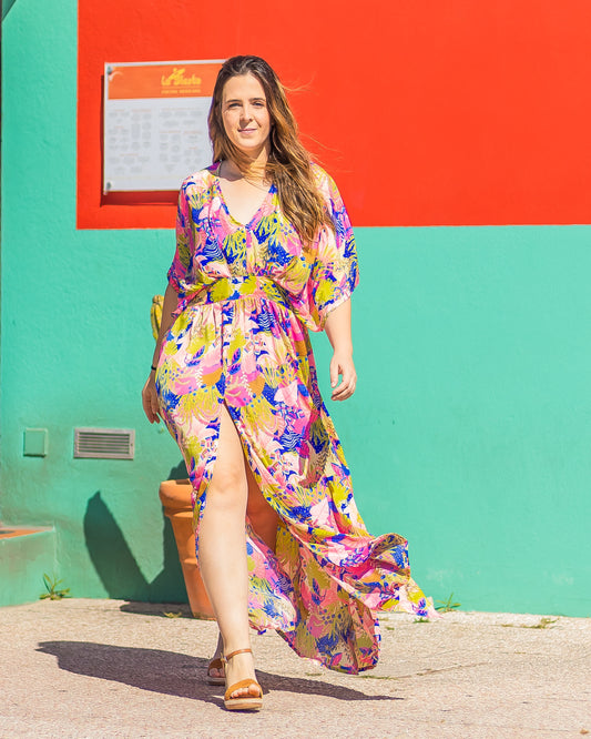 MARÍA | Vestido largo floral