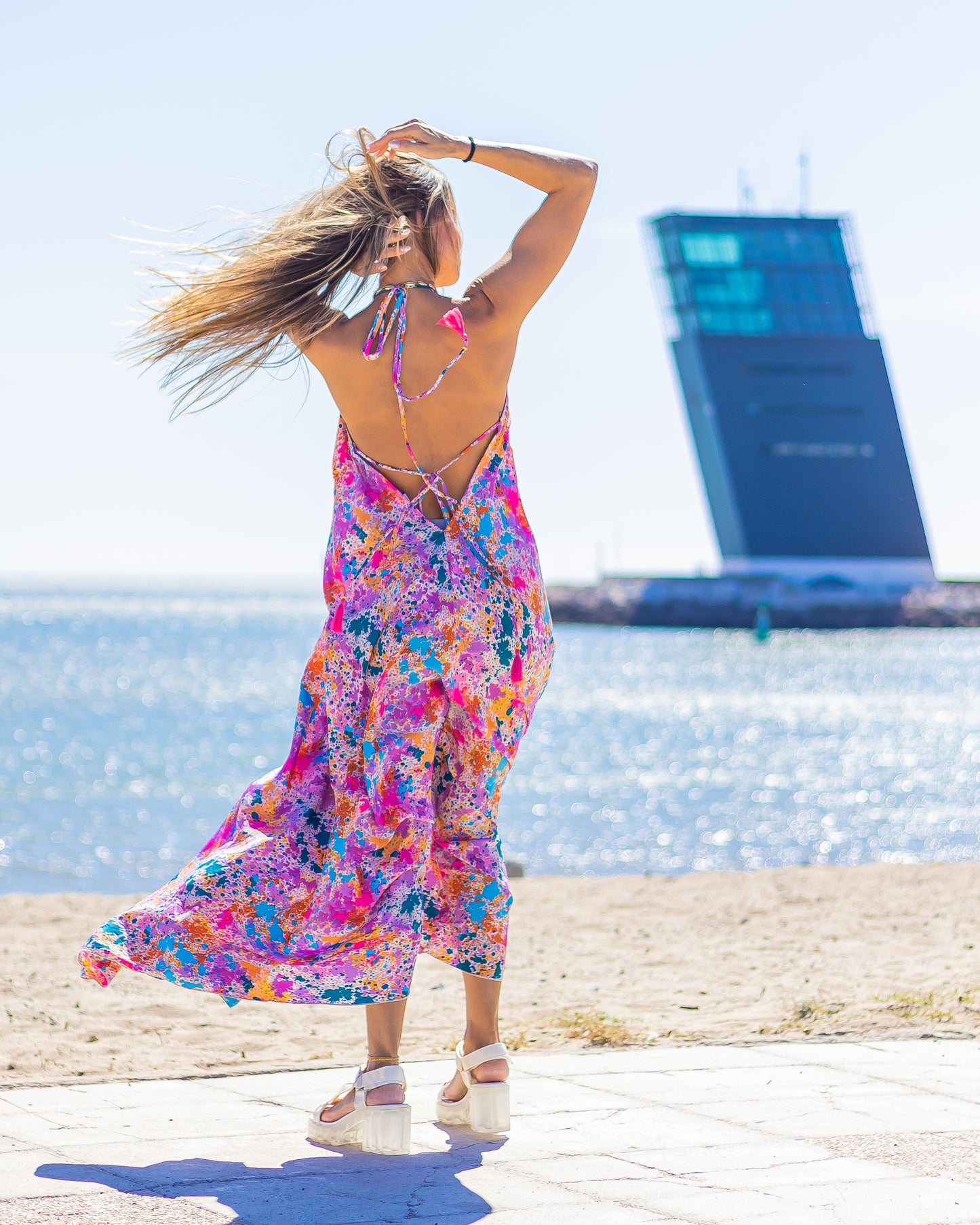 CARMELA | Printed Maxi Dress