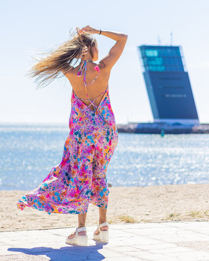 CARMELA | Printed Maxi Dress