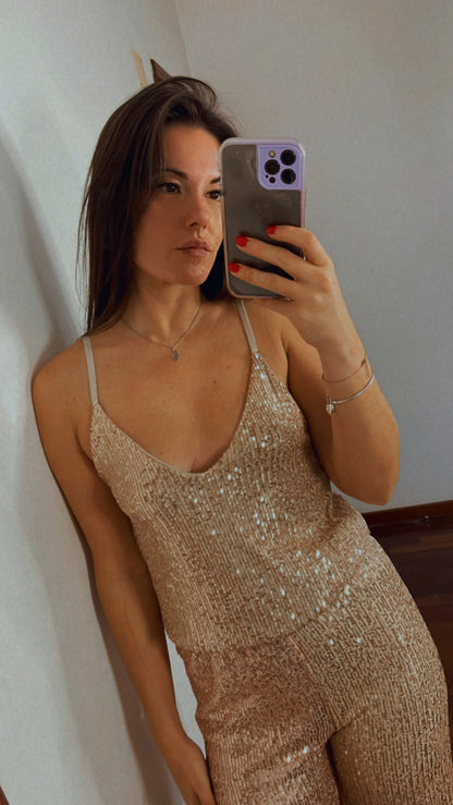 BRILLO | Top de lentejuelas