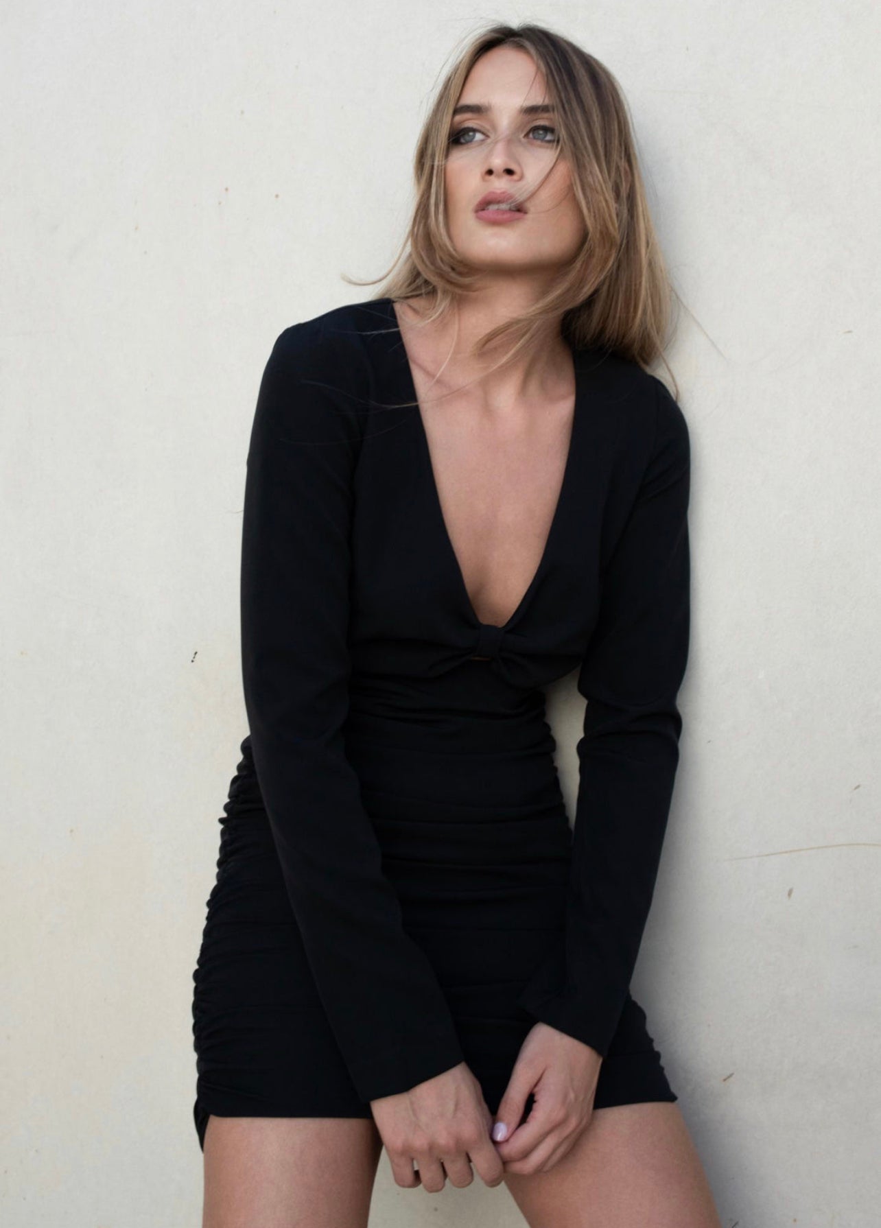 MUSE | Draped mini dress
