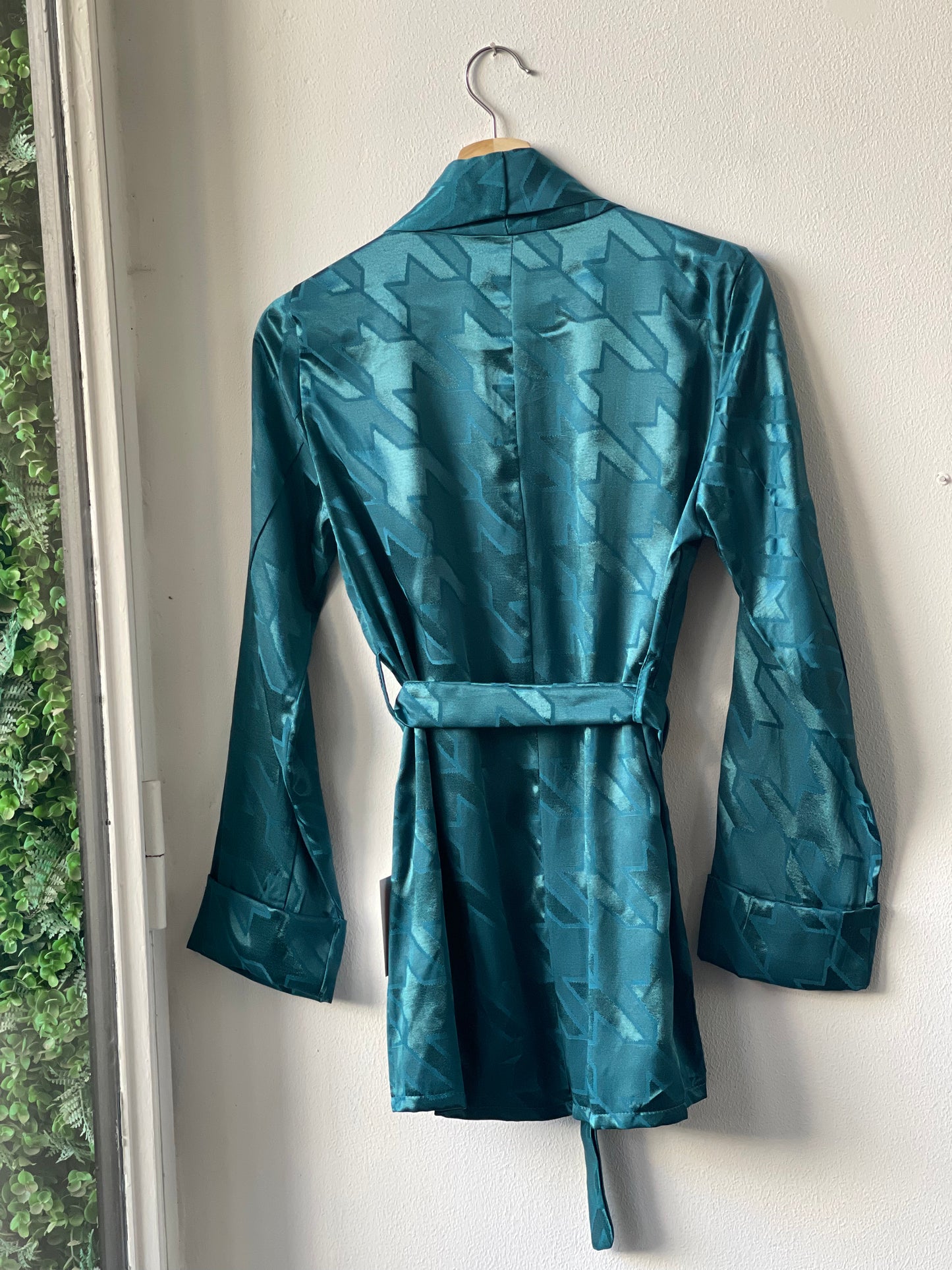 BRILLOS Cobalt | Satin set with printed stars