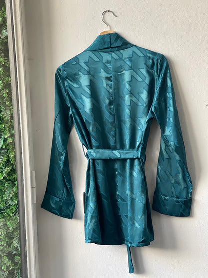 BRILLOS Cobalt | Satin set with printed stars
