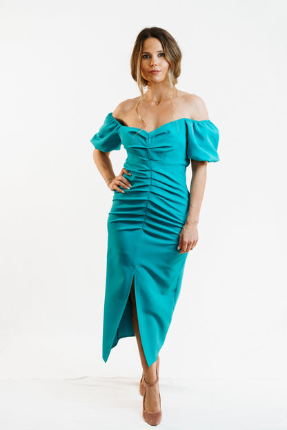 CARLOTA | Draped Maxi Dress
