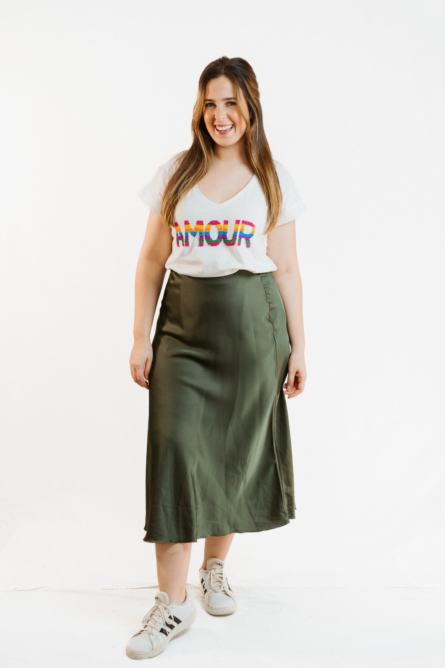 AMOUR | T shirt com missangas