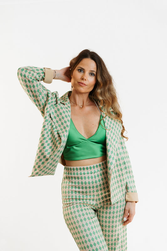 MACARONI | Blazer and pants set