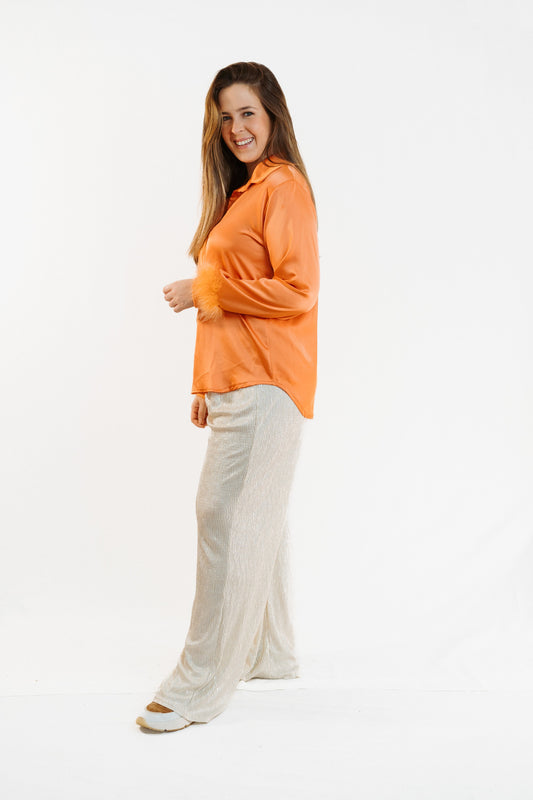 PLUMAS | Camisa con plumas