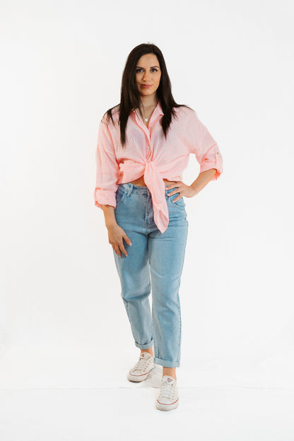 ALAS | Camisa larga a rayas